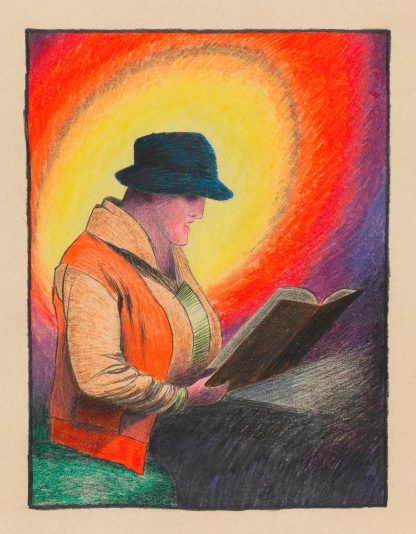 Dame im Kafé by Karl Wiener
