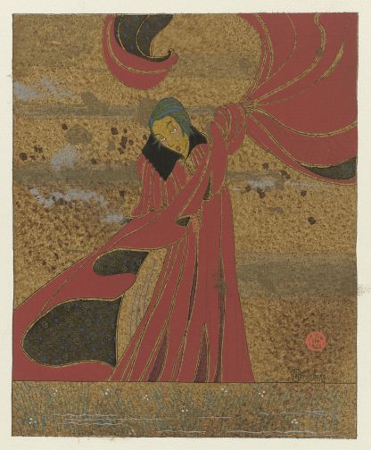 Danaé ; Cape du soir de Paul Poiret by Charles Martin
