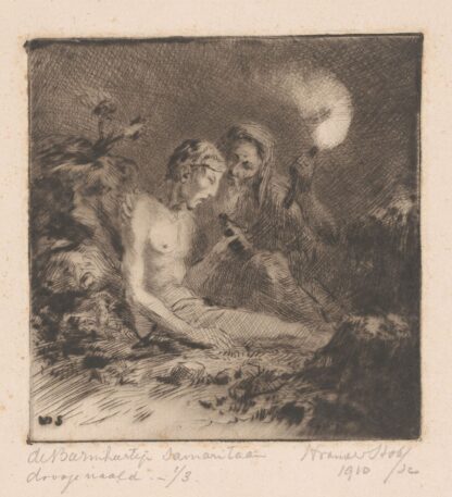 De barmhartige Samaritaan by Henri van der Stok