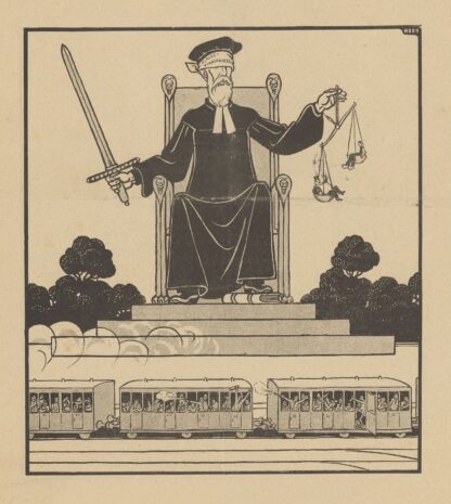 De Notenkraker, 7 december 1907 ; De blinde justitie by Albert Hahn