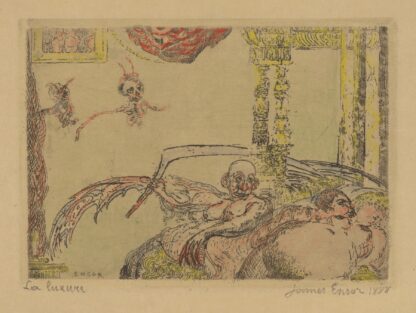 De ontucht by James Ensor