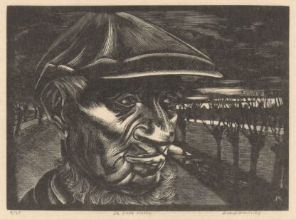 De oude visser by Arend Hendriks