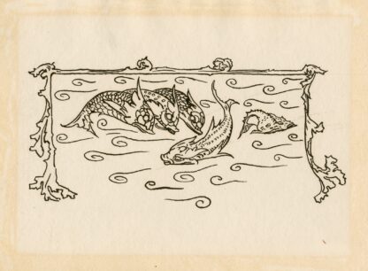 Decorative tail-piece to page 46 of Bell’s edition of The tempest by Robert Anning Bell