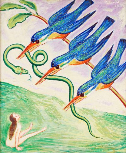 Den bortrövade ormen by Nils Dardel
