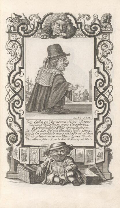 Den Edlen en Vornaemen Heer Piters Kahlmüß Wisseller, Pl. 13 by Elias Baeck