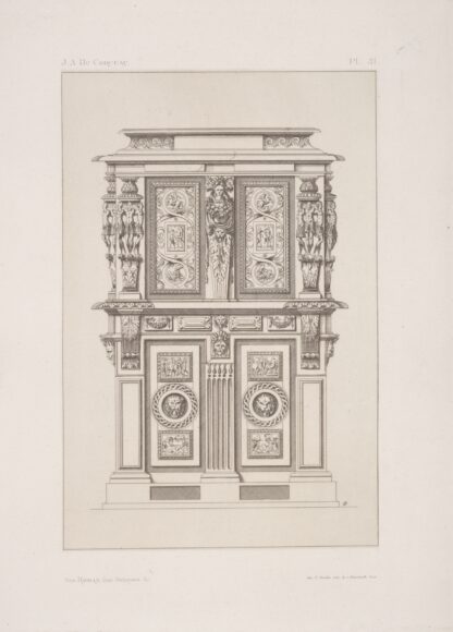 Design for architectural structure. by André-Charles Boulle