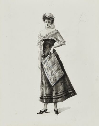 Dessin de costume by Cécile Kahn