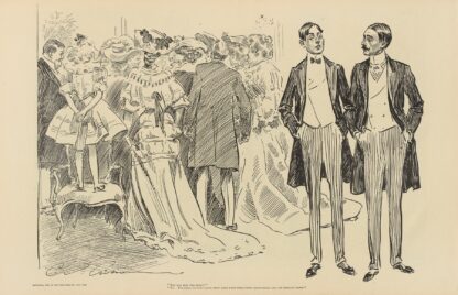 ‘Did you kiss the bride’ by Charles Dana Gibson