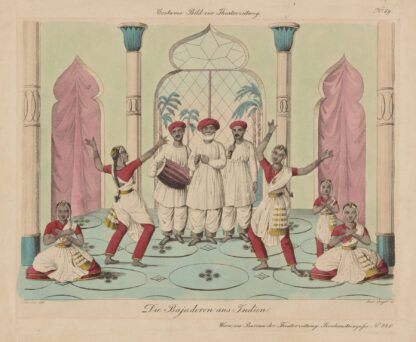 Die Bajaderen aus Indien by Johann Christian Schoeller