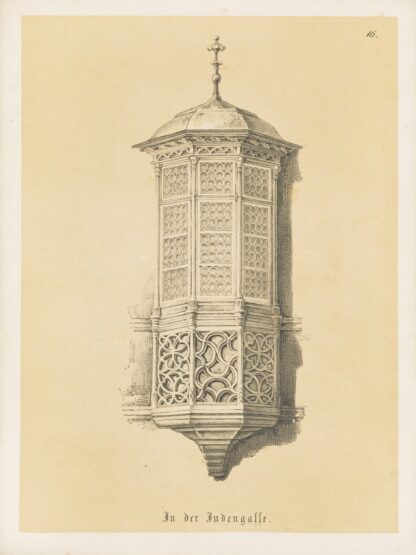 Die interessantesten Chörlein an Nürnberg’s mittelalterlichen Gebäuden Pl.16 by Friedrich Mayer