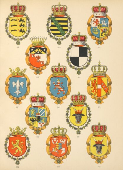 Die Ritter des Koniglich Preussichen Hohen Ordens Pl.50 by W. Moeser