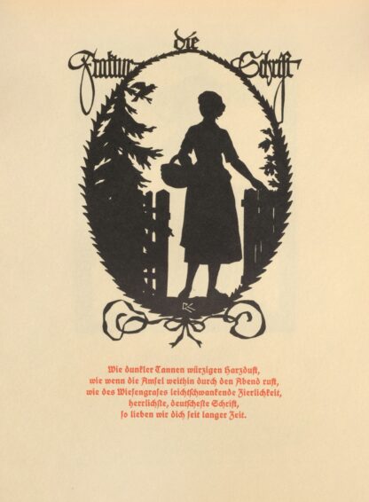 Die Schriftgiesserei im Schattenbild Pl.19 by Rudolf Koch