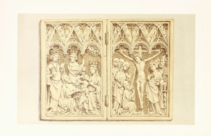 Diptych in Carved Ivory representing the Adoration of the Magi and the Crucifixion by John Charles Robinson