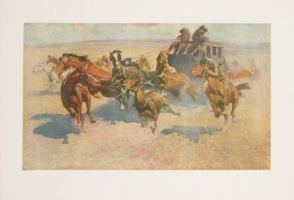Downing the high header by Frederic Remington