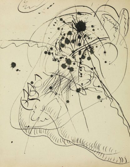 Drawing after ‘Blauer Fleck by Wassily Kandinsky