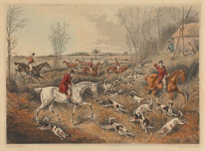 Drawing the Cover by Henry Thomas Alken