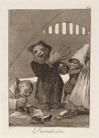 Duendecitos. by Francisco de Goya