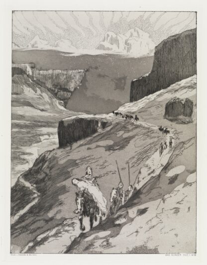 Durch Gebirge by Max Klinger