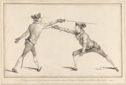 Echappement du Pied Gauche en Arriere dans le Tems de la Passe au Dehors des Armes by James Gwin