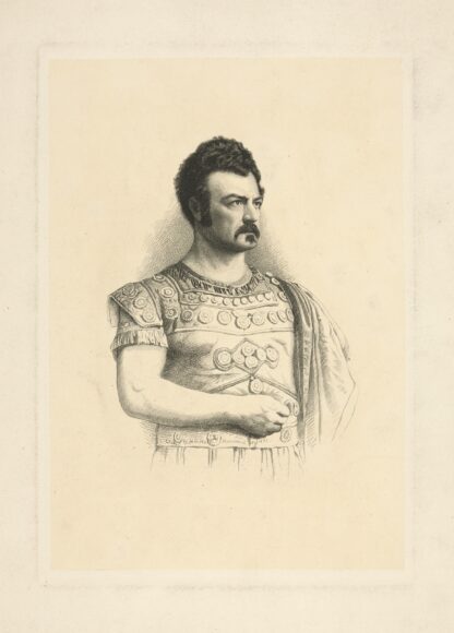 Edwin Forrest as Spartacus. The Gladiator. Act V. Scene I. by H. G. Hall