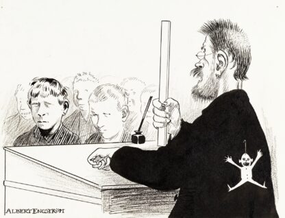 Elementary School Teacher in Askersund by Albert Engström