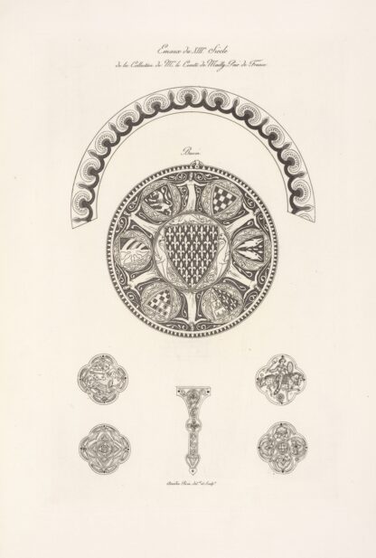 Émaux du XIIIe. siècle de la collection de Mr. le comte de Mailly, pair de France. by Nicolas Xavier Willemin