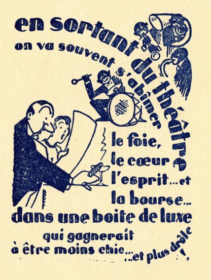 En sortant du théâtre by Anonymous