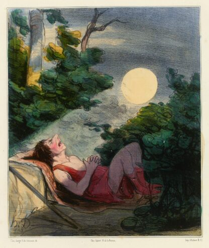 Endymion by Honoré Daumier