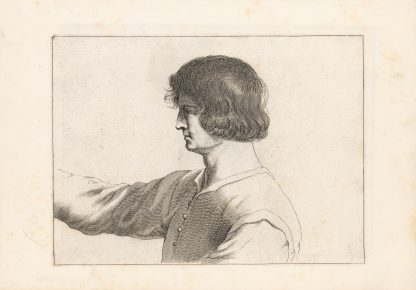 Engravings after Guercino’s Libro dei Disegni Pl.14 by Francesco Curti
