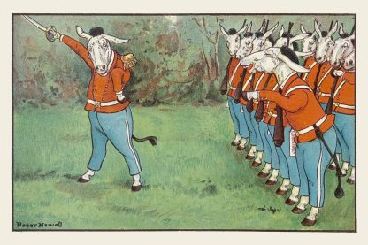 Ere long their captain shouted; ‘March!’ by Peter Newell