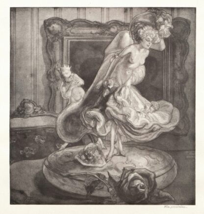 Erotische Darstellung 2 by Franz von Bayros