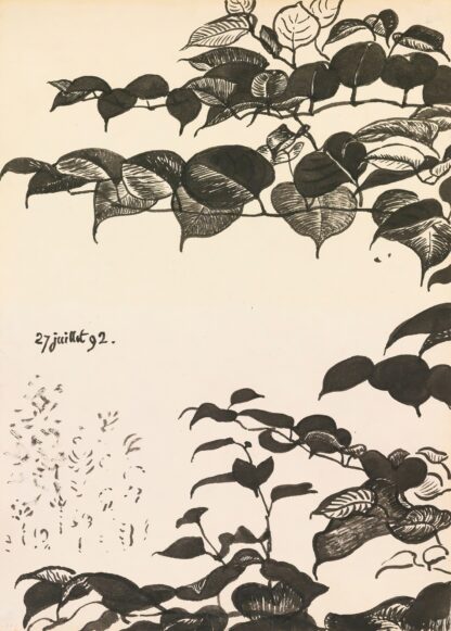 Étude De Feuillages Stylisé by Georges Lemmen