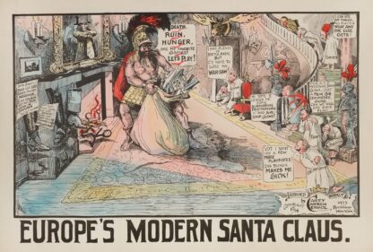 Europe’s Modern Santa Claus by Carey Cartoon Service