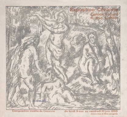 Exhibition Announcement and Catalogue for a Cézanne show at the Galerie Vollard by Anonymous