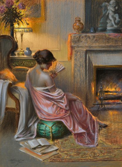 Femme à l’éventail by Delphin Enjolras