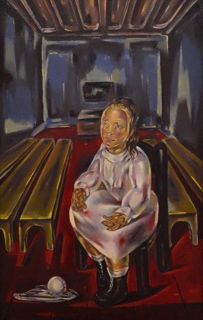 Fillette assise by María Blanchard