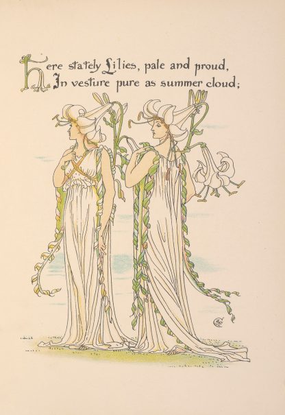 Flora’s feast; A masque of flowers Pl.25 by Walter Crane
