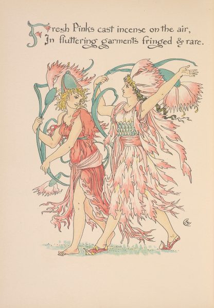 Flora’s feast; A masque of flowers Pl.29 by Walter Crane