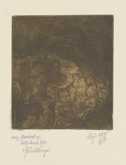 Flüchtlinge by Aloys Wach