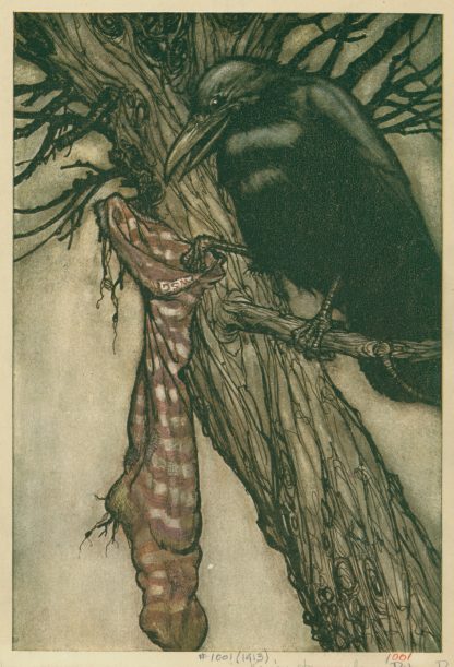 For years he had been quietly filling his stocking by Arthur Rackham