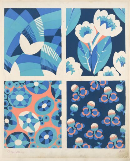 Four plant form compositions 3 by André Durenceau
