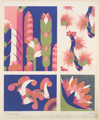 Four plant form compositions 4 by André Durenceau