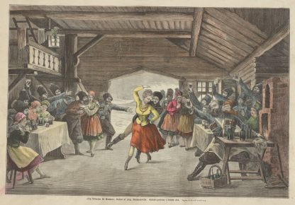 Fra Siberien til Moskou, Ballet af Aug. Bournonville, Slutnings-scene i første Act by Knud Gamborg