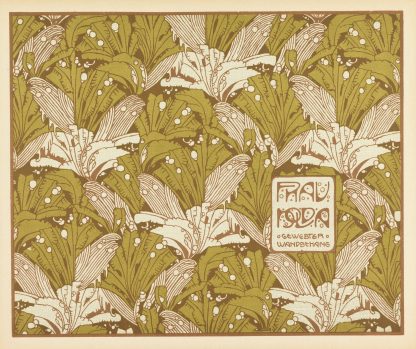 Frau Nolda Gewebter Wandbehang by Koloman Moser
