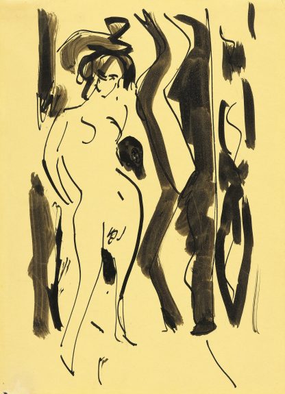 Frauenakt by Ernst Ludwig Kirchner