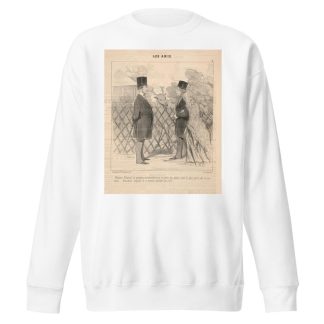 Friends by Honoré Daumier Sweatshirt