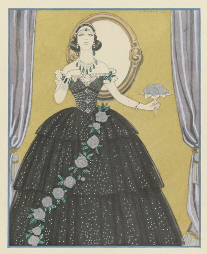 Mme Ida Rubinstein dans “La Dame aux Camélias” by George Barbier