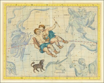 Gemini and Canis Minor by John Flamsteed