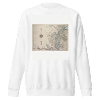 General map of the borough of Richmond by Topographical Bureau Sweatshirt