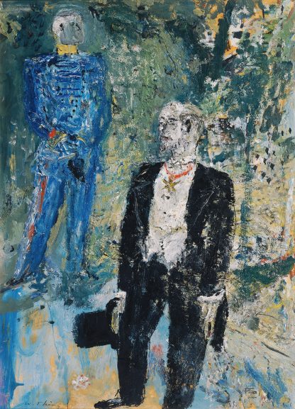 General und Herr im Frack by Wilhelm Thöny